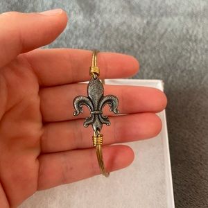 Gold Fleur De Lis bracelet